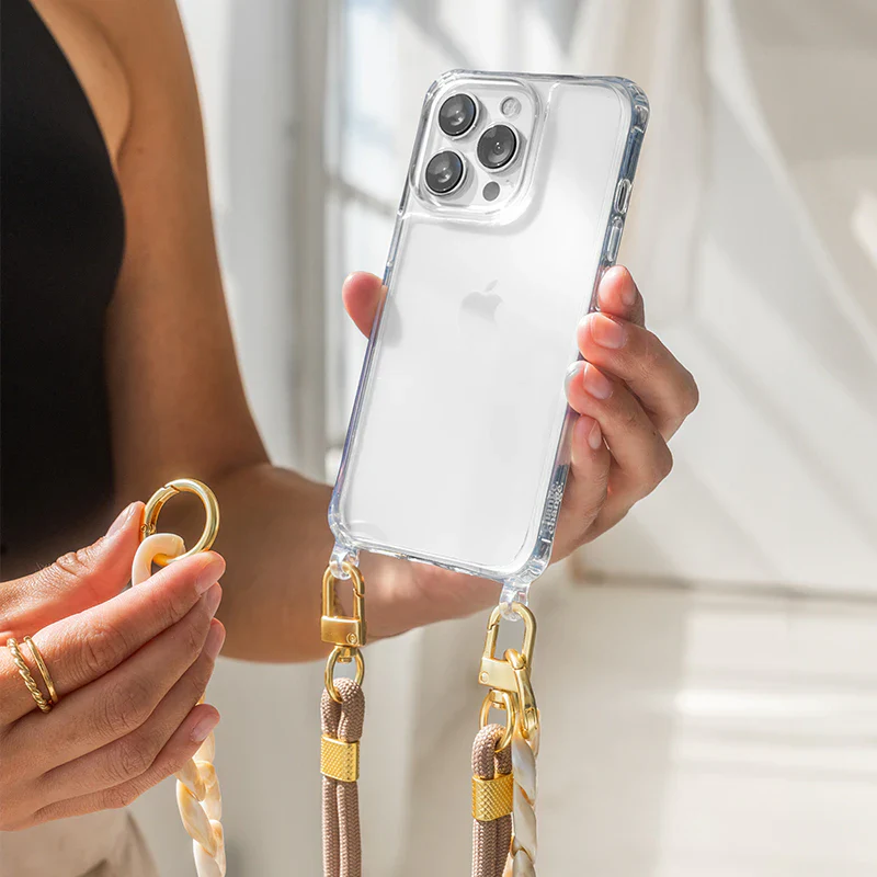 iPhone 15 Pro Coque avec Cordon Transparent – Image 7